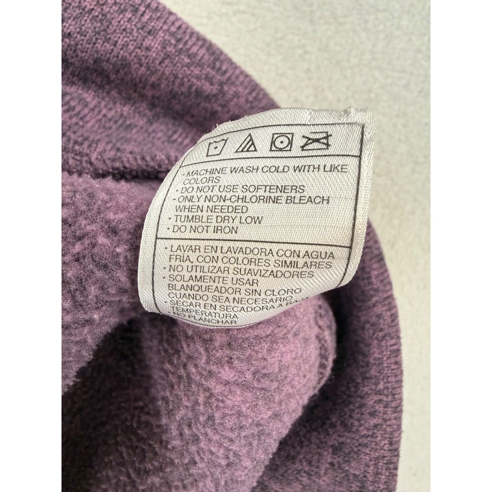 NIKE ACG Women Purple Long Sleeve Fleece Front Pocket Pullover Hoodie Medium - Picture 4 of 7